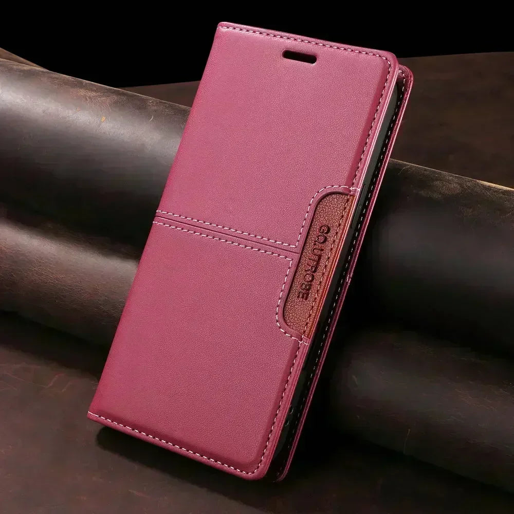 Capa Luxo com Carteira para Xiaomi Redmi Note – Magnética, RFID, Flip