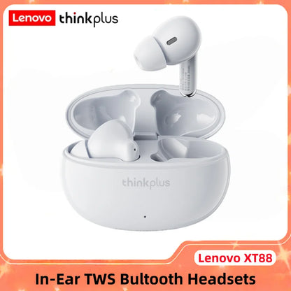 Auriculares Lenovo XT88 TWS – BT 5.3, HiFi, Redução de Ruído, Touch, Microfone