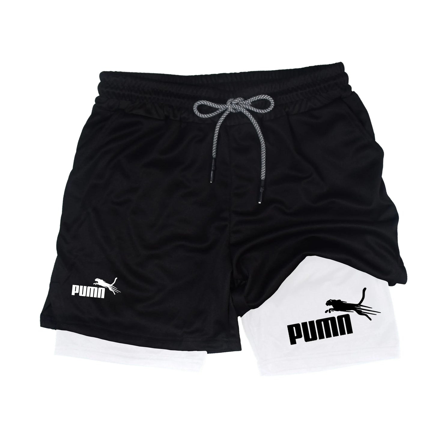 Calções Masculinos de Verão – Print Casual Joelho