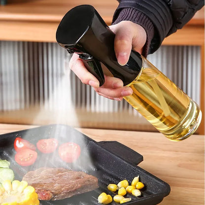 Pulverizador de Óleo para Cozinha — Spray Uniforme para Grelhar e Cozinhar