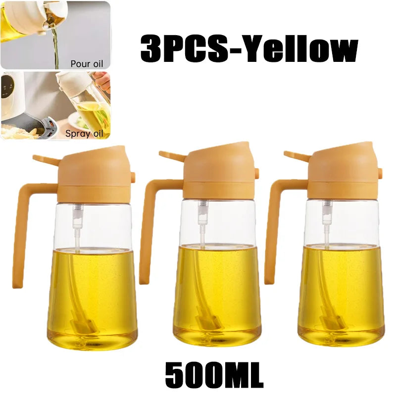 Pulverizador de Óleo para Cozinha — Spray Uniforme para Grelhar e Cozinhar