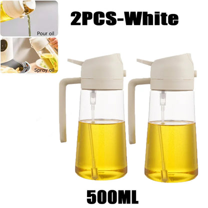 Pulverizador de Óleo para Cozinha — Spray Uniforme para Grelhar e Cozinhar