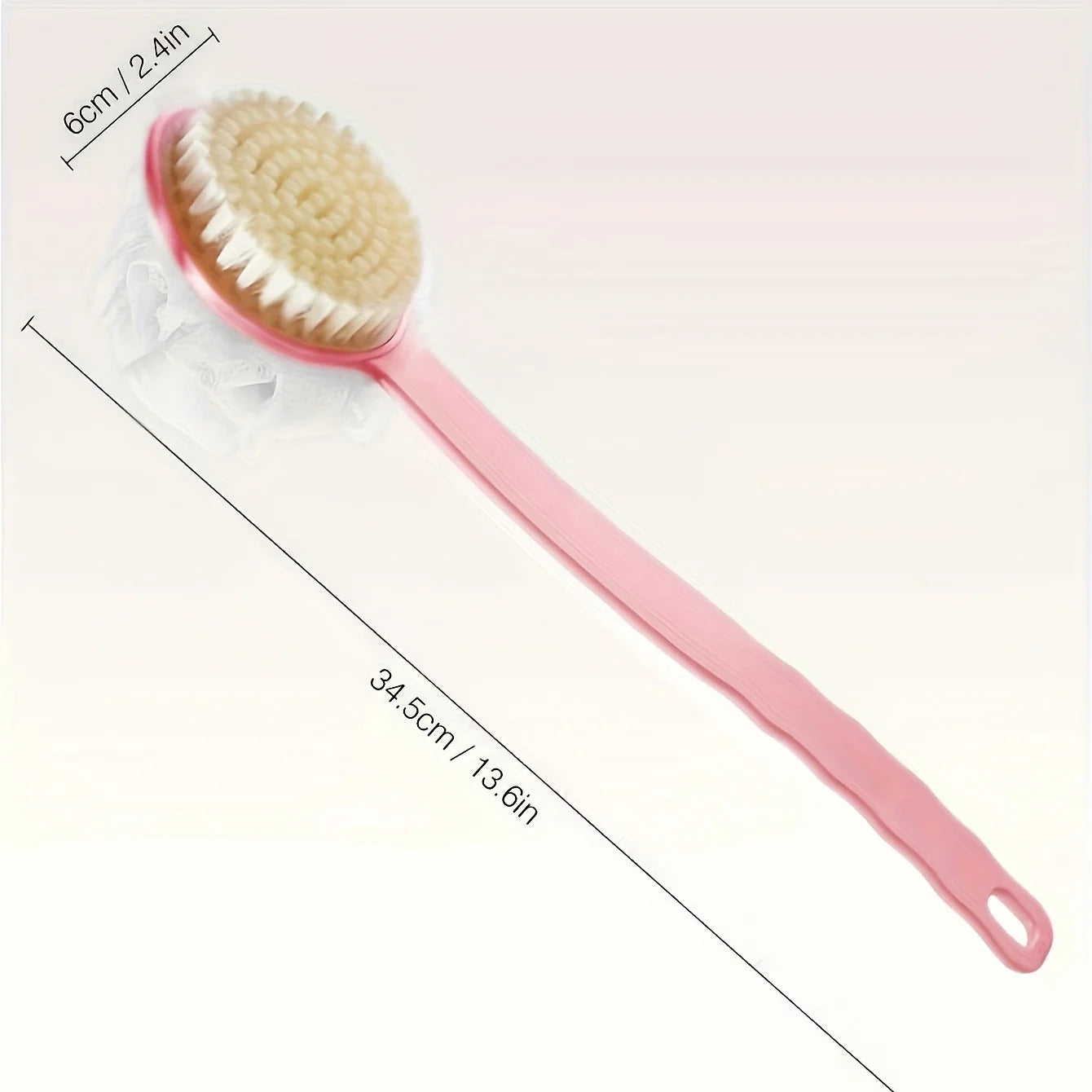 Esfoliador de Corpo Macio para Duche, Esfoliantes de Banho, Escova de Banho com Cabo Longo, Esfoliador, Massageador de Pele, Escova de Limpeza, Acessórios de Casa de Banho