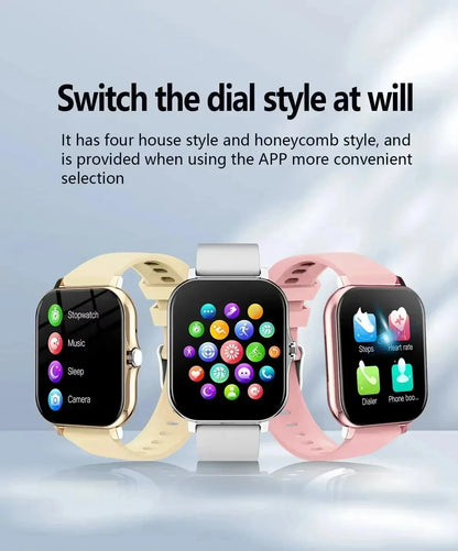 Smartwatch Lenovo – Ecrã Touch Completo, Chamadas BT, Fitness, Unissexo