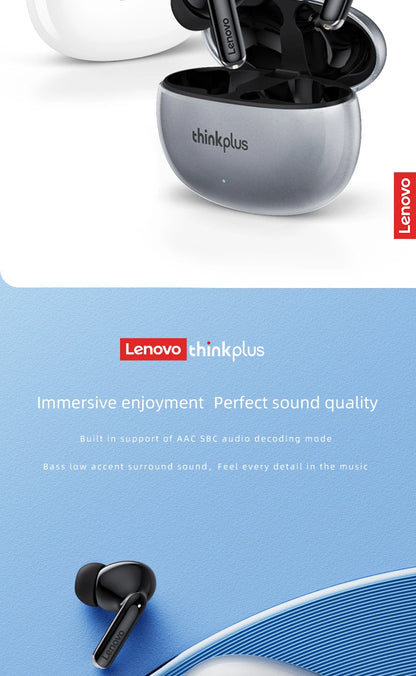 Auriculares Lenovo XT88 TWS – BT 5.3, HiFi, Redução de Ruído, Touch, Microfone