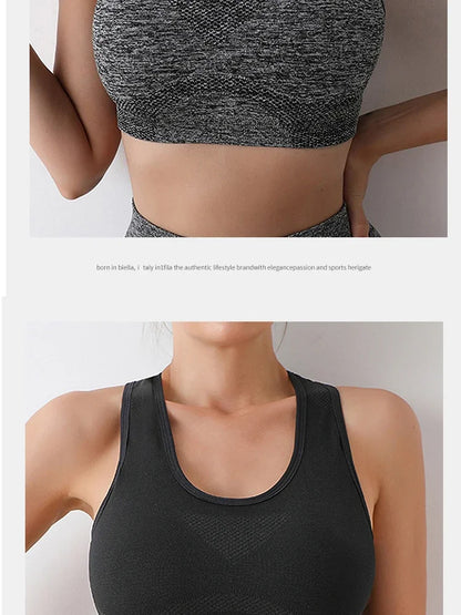 Soutien Desportivo Push Up Feminino – Respirável para Yoga e Fitness