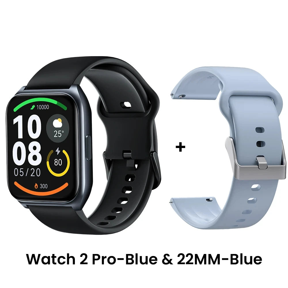 Smartwatch HAYLOU Watch 2 Pro – Ecrã 1.85", 100 Modos Desportivos, Freq. Cardíaca