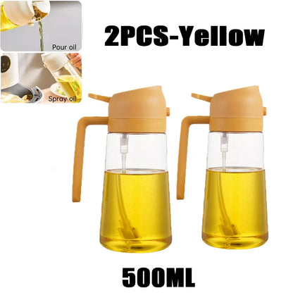 Pulverizador de Óleo para Cozinha — Spray Uniforme para Grelhar e Cozinhar