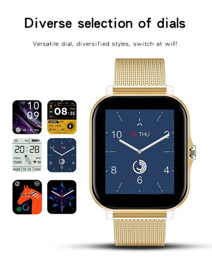 Smartwatch Lenovo – Ecrã Touch Completo, Chamadas BT, Fitness, Unissexo