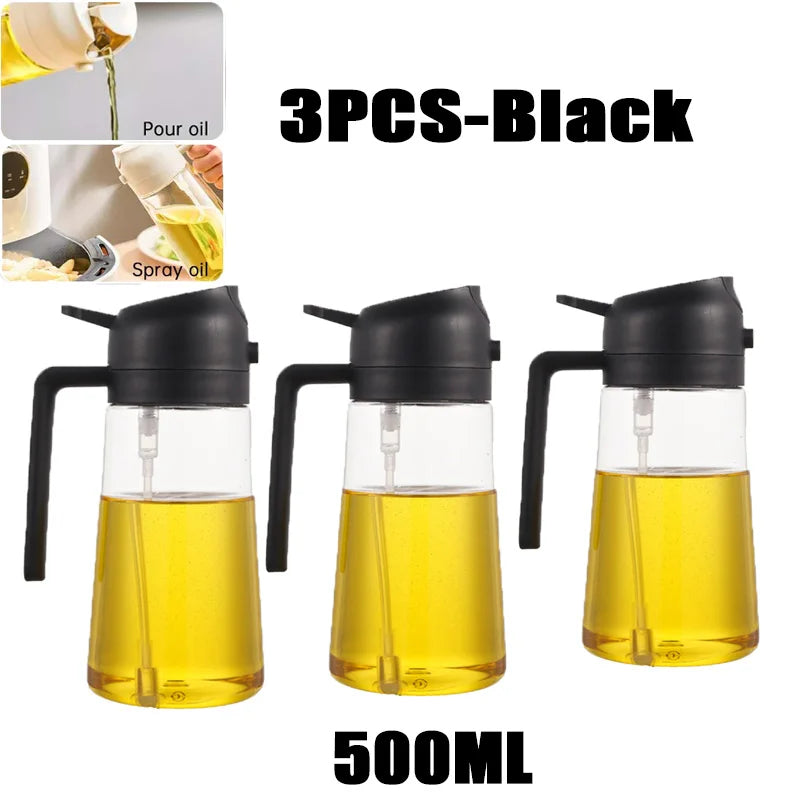 Pulverizador de Óleo para Cozinha — Spray Uniforme para Grelhar e Cozinhar