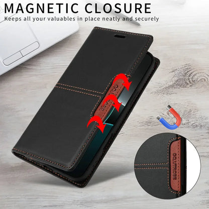 Capa Luxo com Carteira para Xiaomi Redmi Note – Magnética, RFID, Flip