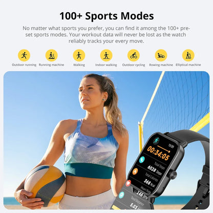 Smartwatch COLMI P81 – Chamadas, Ecrã 1.9", 100+ Desportos, Saúde 24h