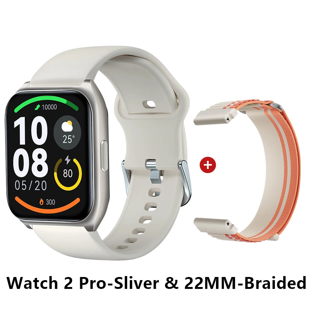 Smartwatch HAYLOU Watch 2 Pro – Ecrã 1.85", 100 Modos Desportivos, Freq. Cardíaca