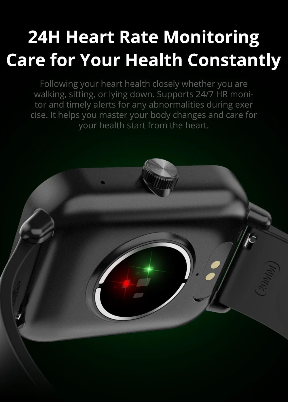 Smartwatch COLMI P81 – Chamadas, Ecrã 1.9", 100+ Desportos, Saúde 24h