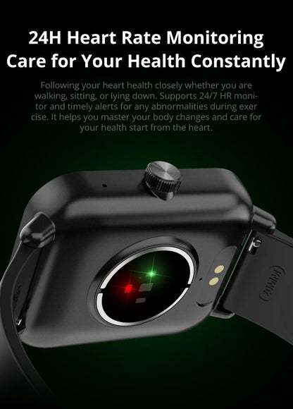 Smartwatch COLMI P81 – Chamadas, Ecrã 1.9", 100+ Desportos, Saúde 24h