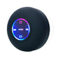 Coluna Bluetooth Sem Fios Portátil Luz LED Altifalante à Prova de Água IPX4 Coluna Para Exterior Casa de Banho