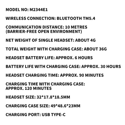 Auriculares Xiaomi Redmi Buds 6 Vitality Edition – BT 5.4, 30h, 5 Modos de Som