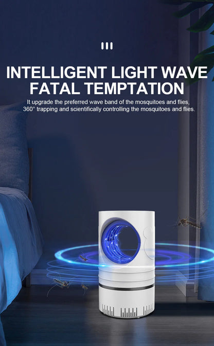 Armadilha Elétrica para Mosquitos e Insetos com Luz LED – USB