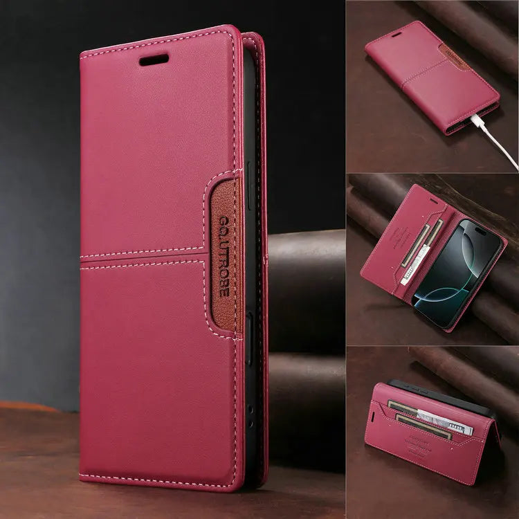 Capa Luxo com Carteira para Xiaomi Redmi Note – Magnética, RFID, Flip
