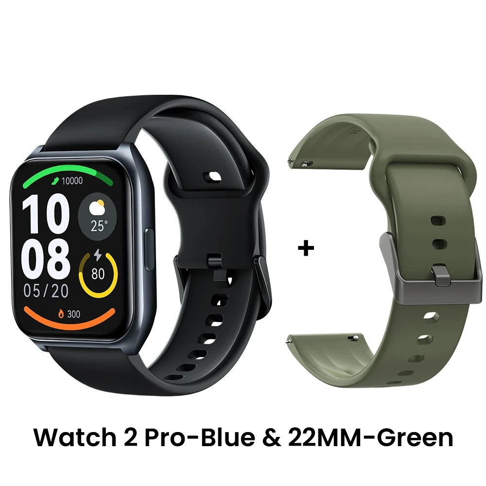 Smartwatch HAYLOU Watch 2 Pro – Ecrã 1.85", 100 Modos Desportivos, Freq. Cardíaca