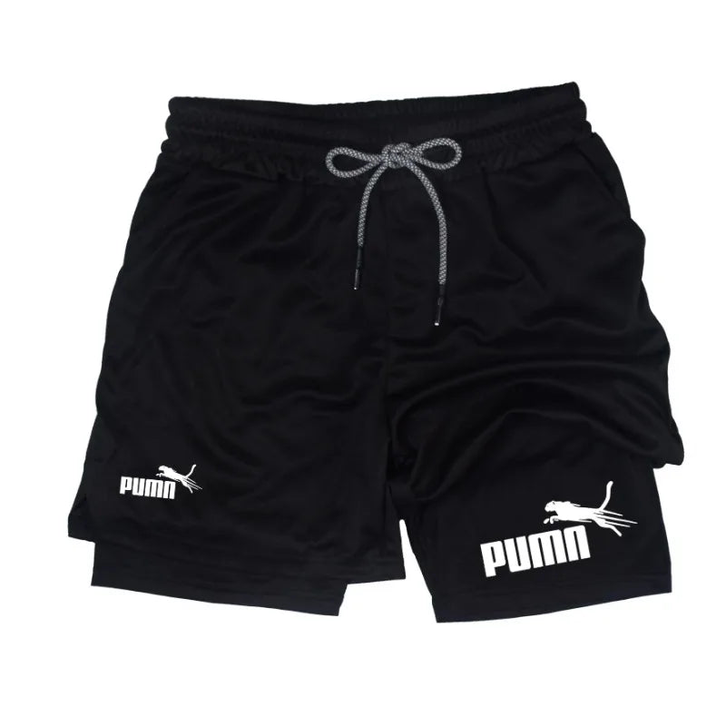 Calções Masculinos de Verão – Print Casual Joelho