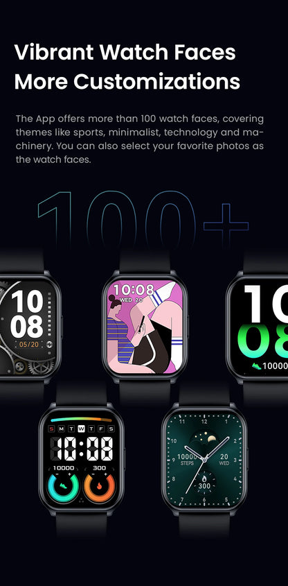 Smartwatch HAYLOU Watch 2 Pro – Ecrã 1.85", 100 Modos Desportivos, Freq. Cardíaca