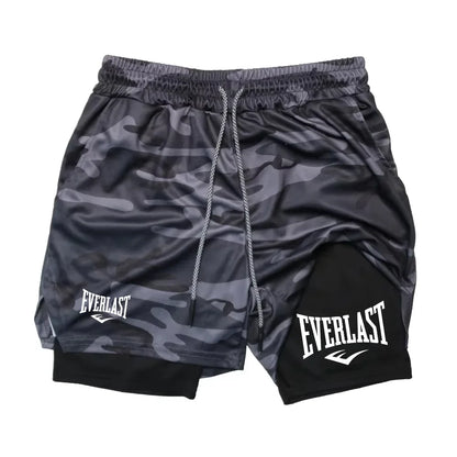 Calções Masculinos de Verão – Print Casual com Bolsos