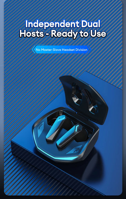 Auriculares Lenovo GM2 Pro Gaming – BT 5.3, Baixa Latência, Microfone (v2)