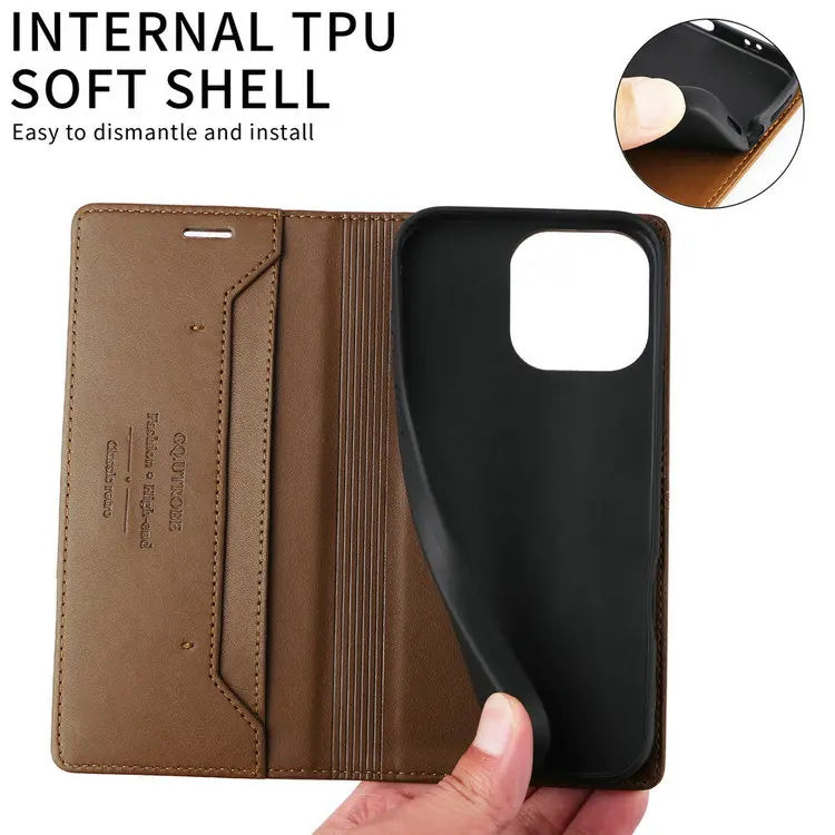 Capa Luxo com Carteira para Xiaomi Redmi Note – Magnética, RFID, Flip