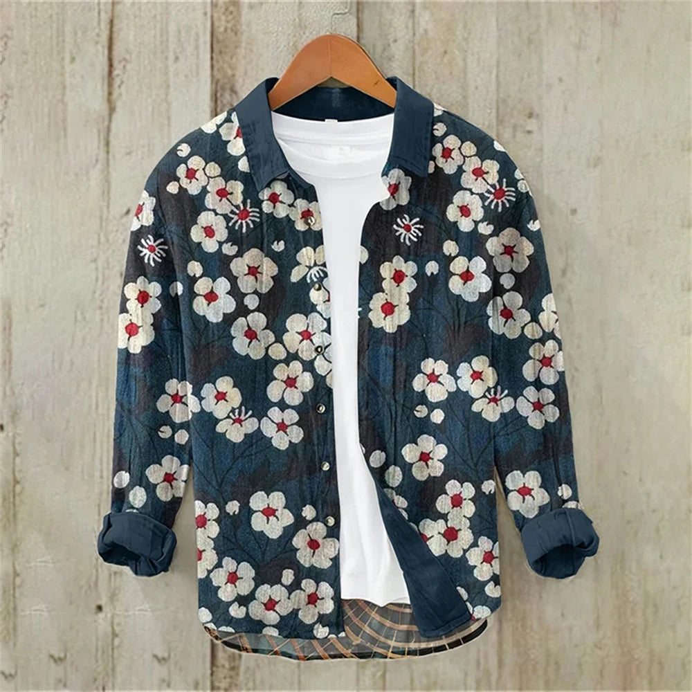 Camisa Masculina Casual – Manga Comprida