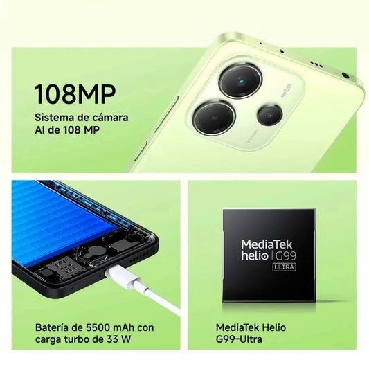 Smartphone Xiaomi Redmi Note 14 – NFC, Global, 6GB/8GB RAM, 128GB/256GB