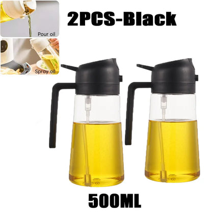 Pulverizador de Óleo para Cozinha — Spray Uniforme para Grelhar e Cozinhar