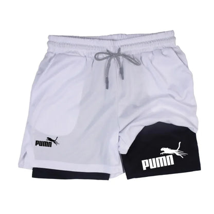 Calções Masculinos de Verão – Print Casual Joelho