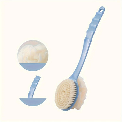 Esfoliador de Corpo Macio para Duche, Esfoliantes de Banho, Escova de Banho com Cabo Longo, Esfoliador, Massageador de Pele, Escova de Limpeza, Acessórios de Casa de Banho