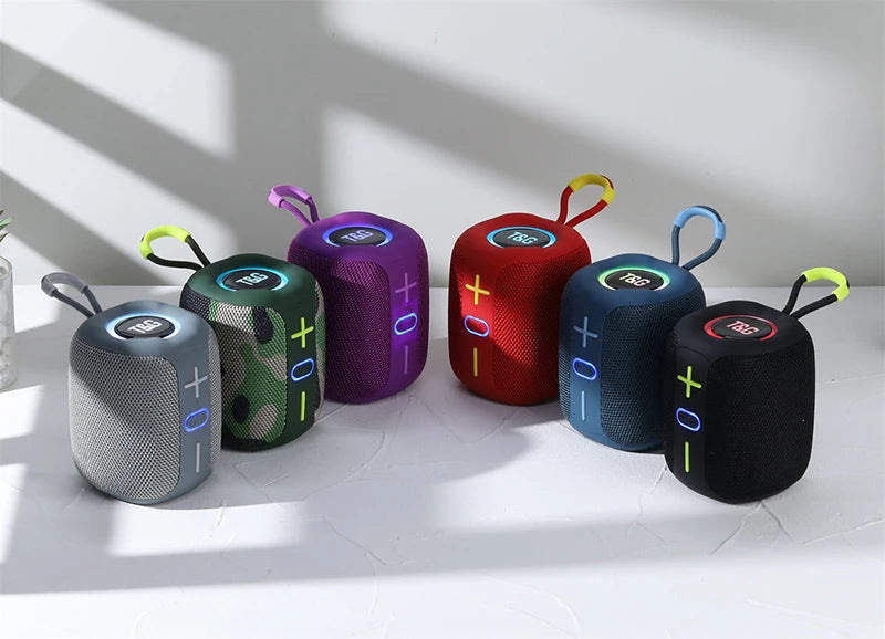 Coluna Bluetooth Portátil T&G TG658 – 8W | BT 5.3 | FM | TF Card