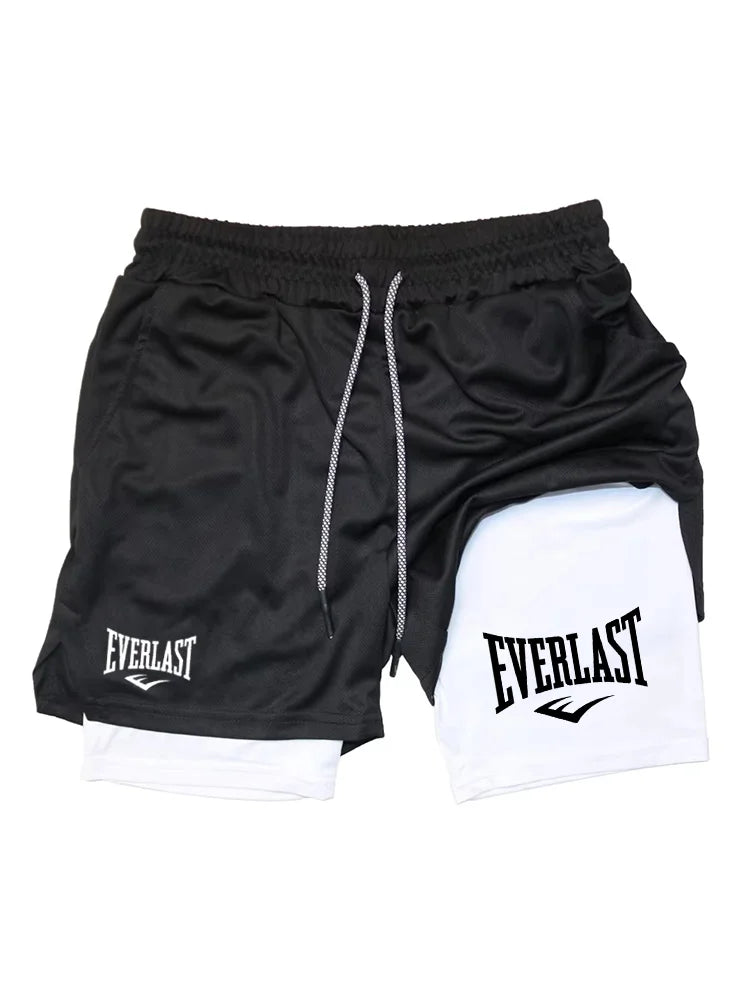 Calções Masculinos de Verão – Print Casual com Bolsos