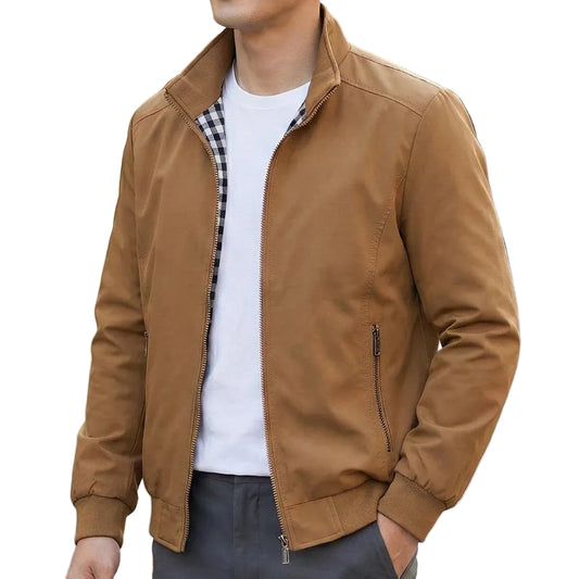 Casaco Bomber Masculino Slim  – Gola Mao Primavera/Outono