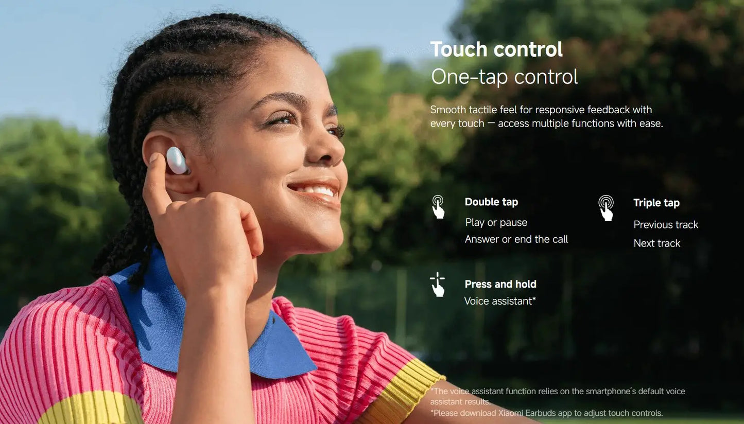 Auriculares Xiaomi Redmi Buds 6 Play – Redução de Ruído IA, Touch, BT 5.4