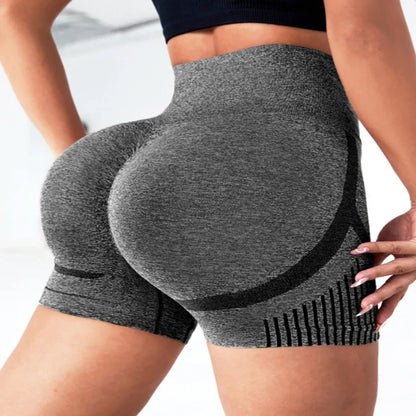 Calções de Yoga Femininos – Cintura Alta, Secagem Rápida e Sem Costuras
