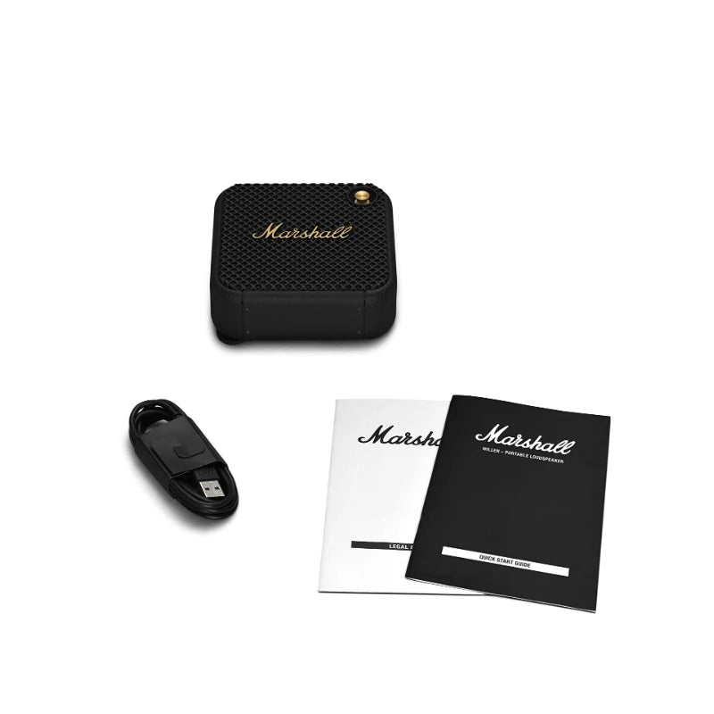 Coluna Marshall Willen Portátil Bluetooth – À Prova de Água, Interior e Exterior