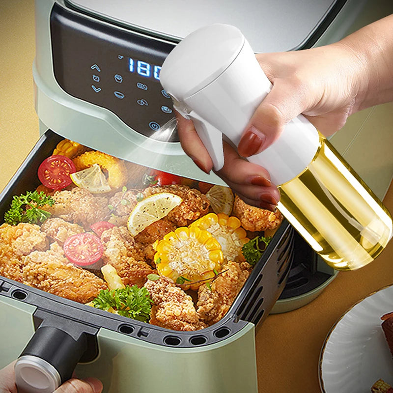 Pulverizador de Óleo para Cozinha — Spray Uniforme para Grelhar e Cozinhar