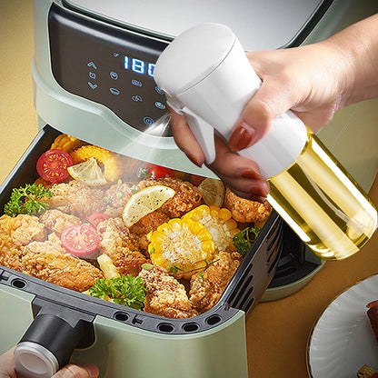 Pulverizador de Óleo para Cozinha — Spray Uniforme para Grelhar e Cozinhar