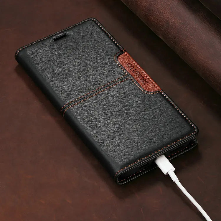 Capa Luxo com Carteira para Xiaomi Redmi Note – Magnética, RFID, Flip