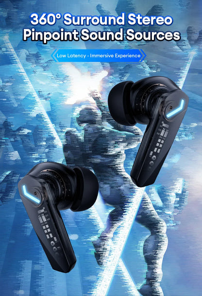 Auriculares Lenovo GM2 Pro Gaming – BT 5.3, Baixa Latência, Microfone
