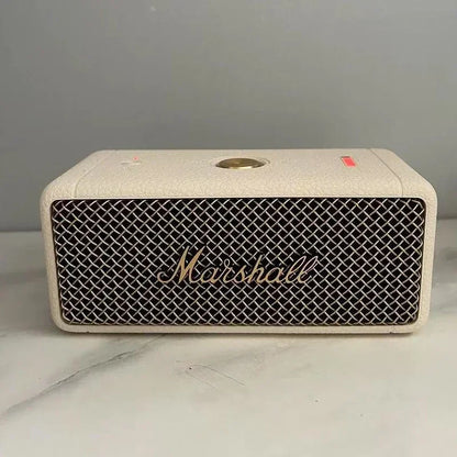 Coluna Marshall Bluetooth 5.0 Original – IPX4, Graves Profundos, Exterior