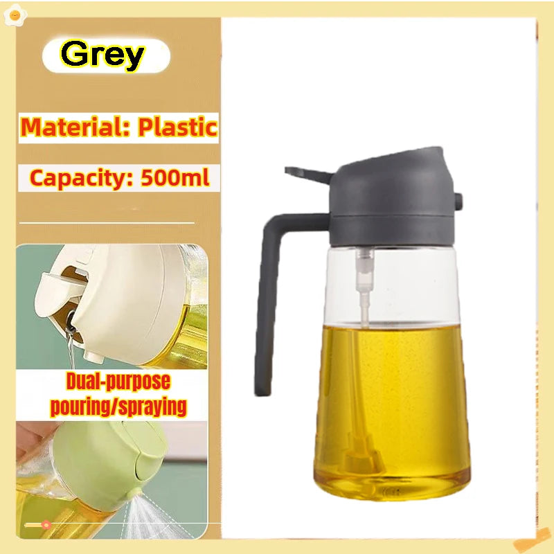 Pulverizador de Óleo para Cozinha — Spray Uniforme para Grelhar e Cozinhar