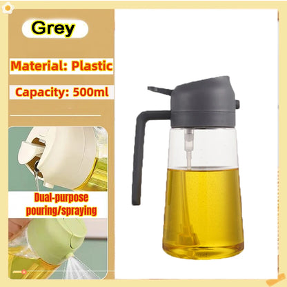Pulverizador de Óleo para Cozinha — Spray Uniforme para Grelhar e Cozinhar