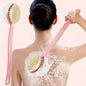 Esfoliador de Corpo Macio para Duche, Esfoliantes de Banho, Escova de Banho com Cabo Longo, Esfoliador, Massageador de Pele, Escova de Limpeza, Acessórios de Casa de Banho