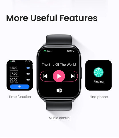 Smartwatch HAYLOU Watch 2 Pro – Ecrã 1.85", 100 Modos Desportivos, Freq. Cardíaca