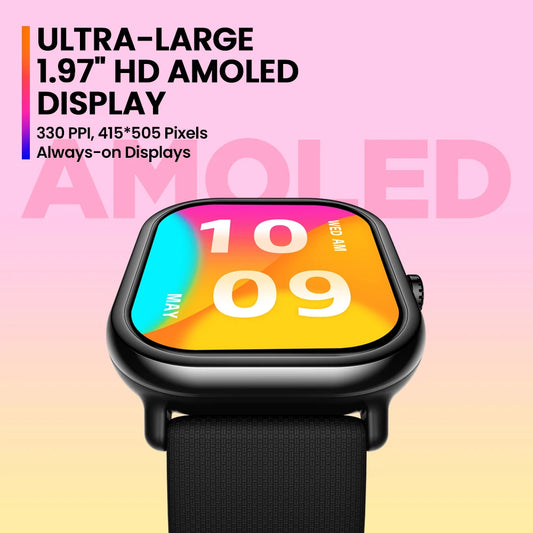 Smartwatch Zeblaze GTS 3 Pro – Chamadas, AMOLED Grande, Saúde e Fitness